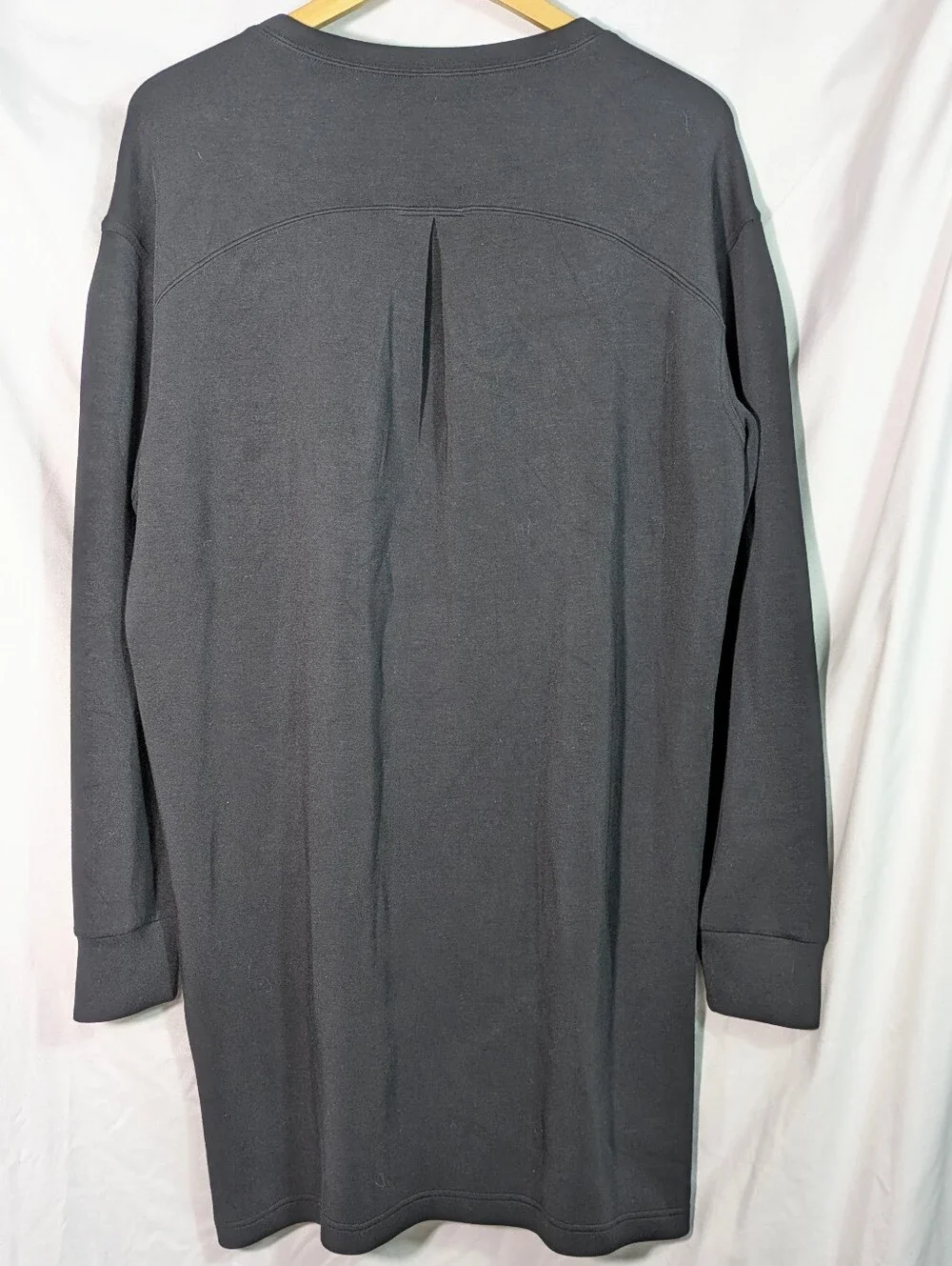 Spanx AirEssentials Black Crewneck Dress  Lightweight Cozy Comfy Soft Travel XL